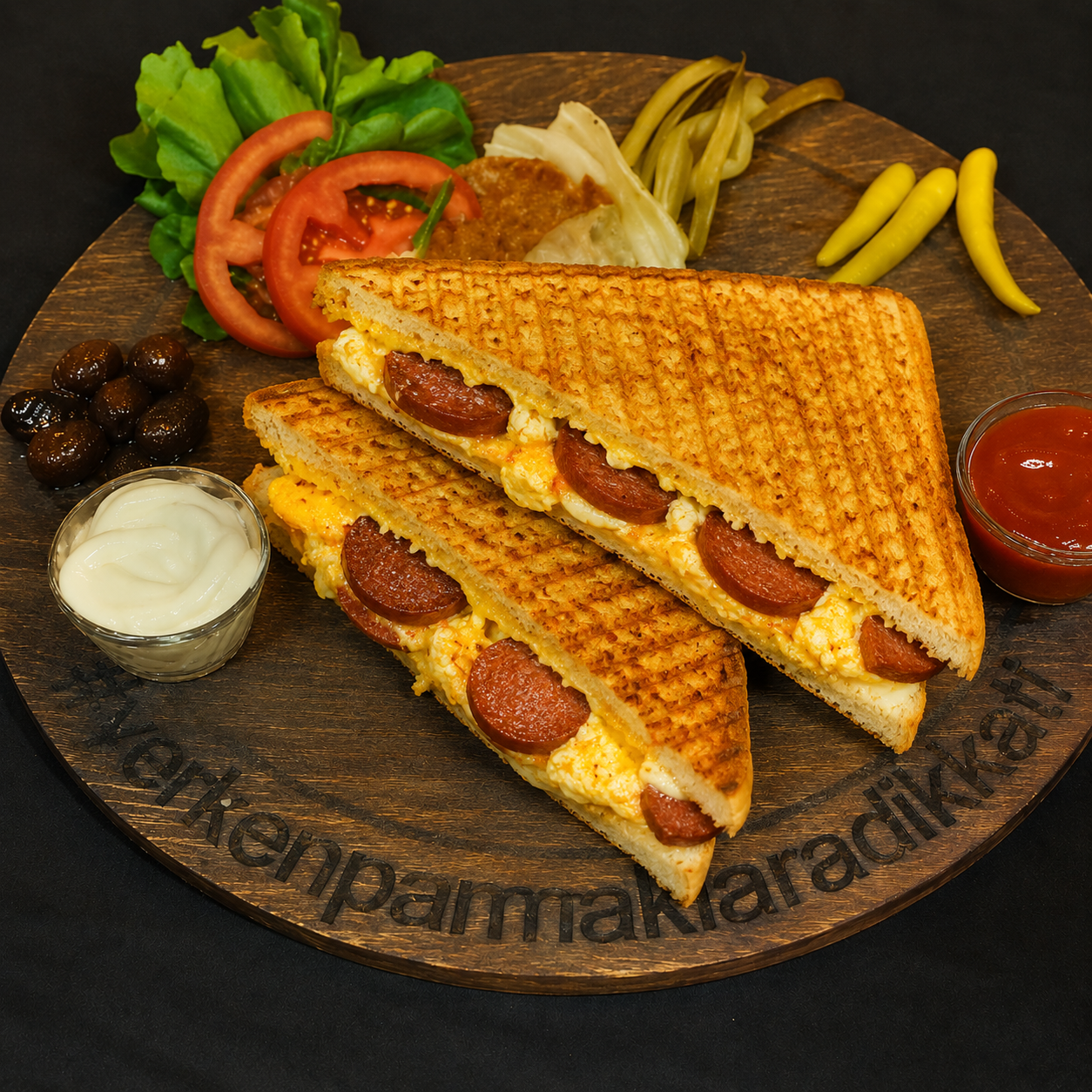 Sucuklu Yumurtalı Tost